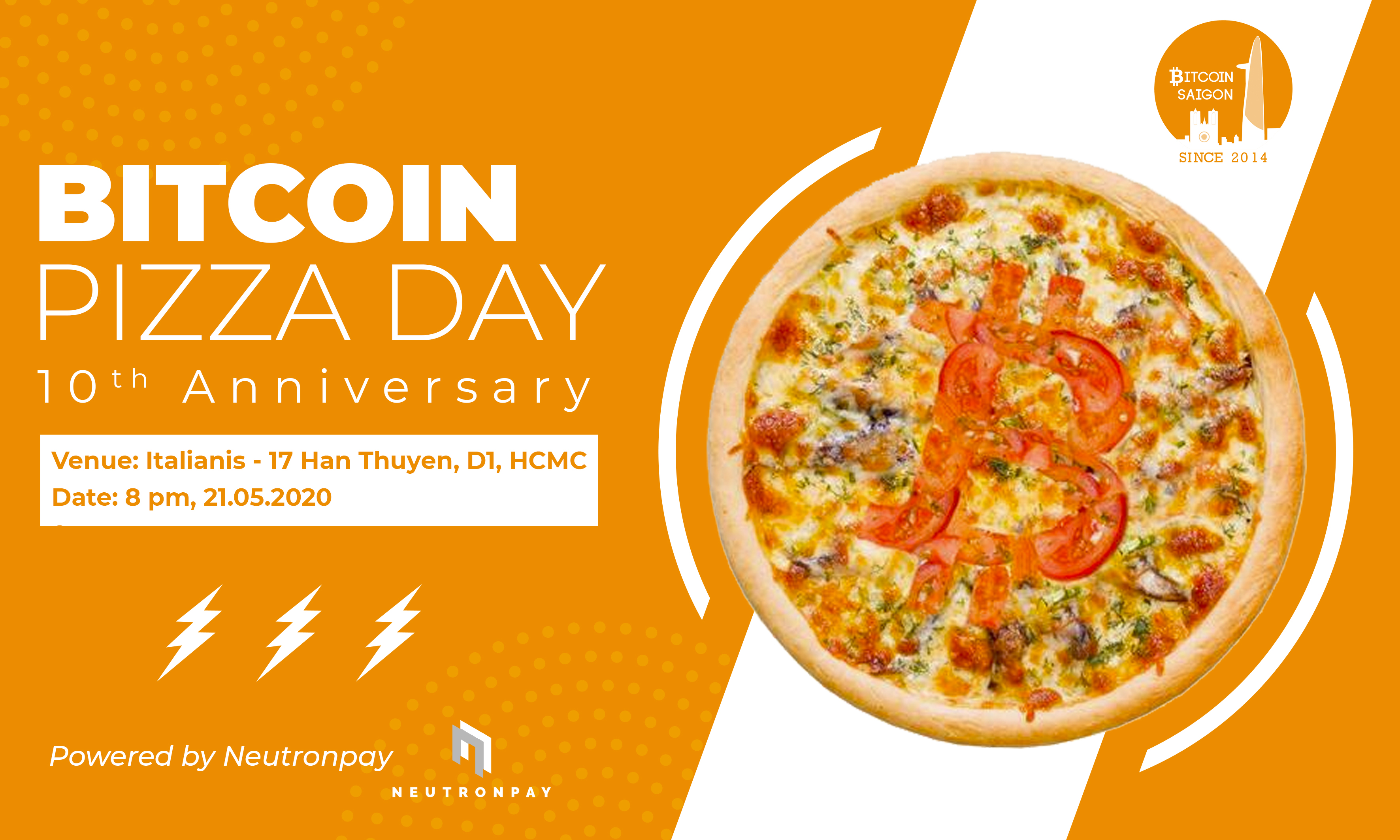 Bitcoin Pizza Day Flyer