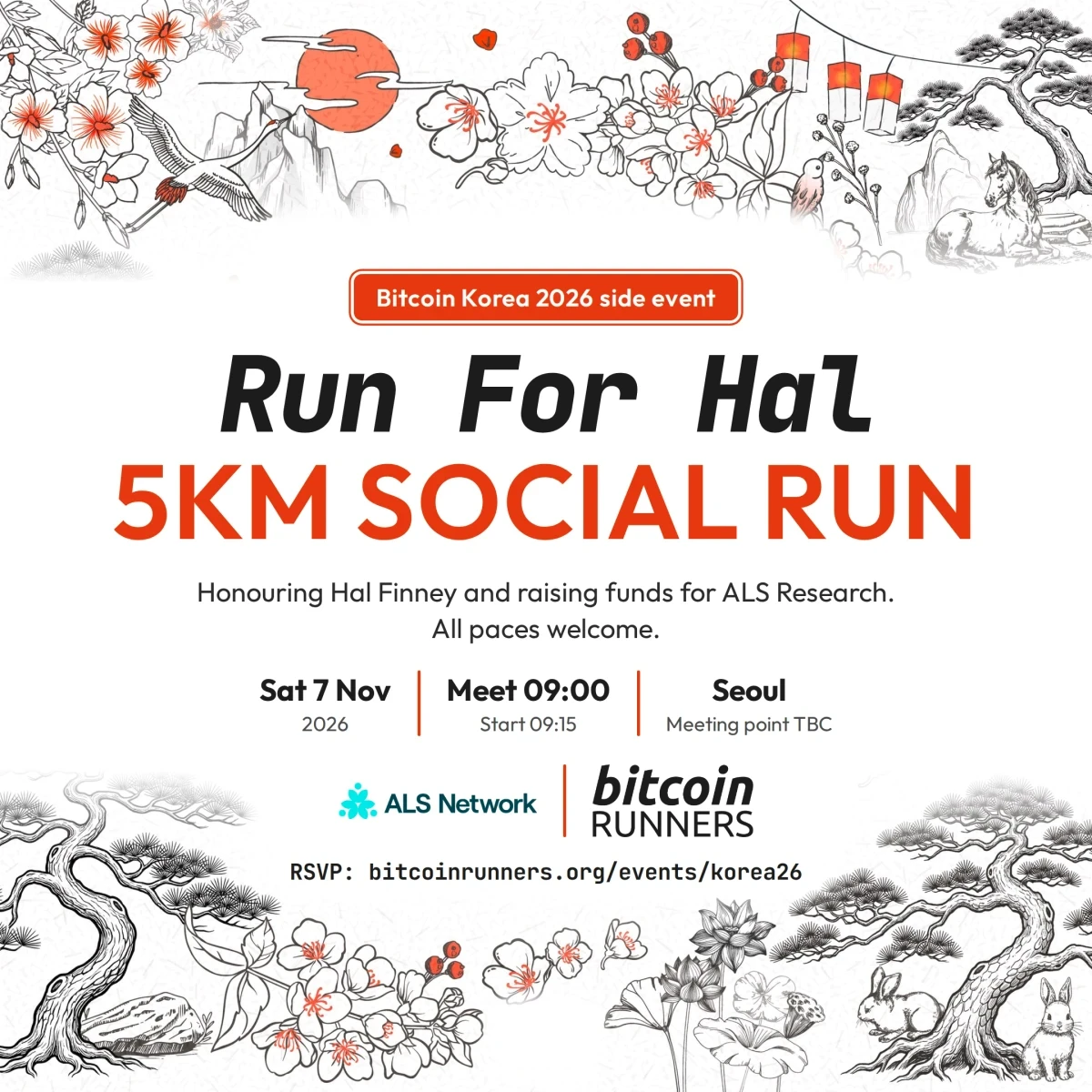 Run for Hal 5 km social run side event.
