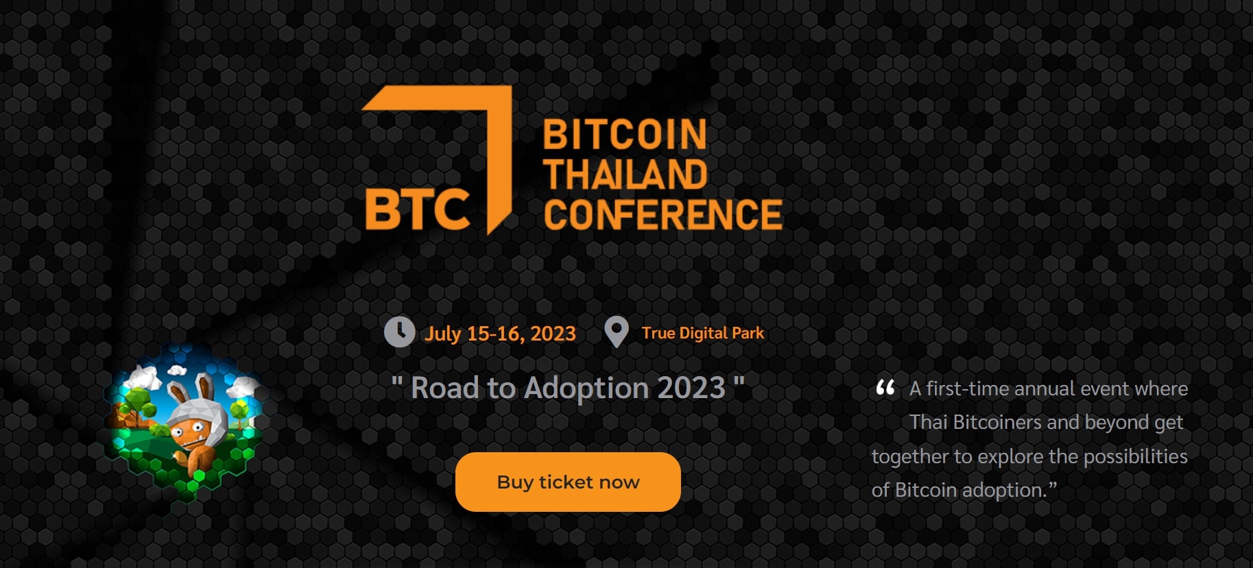 Bitcoin Thailand Conference 2023 - July 15/16 2023, Bangkok