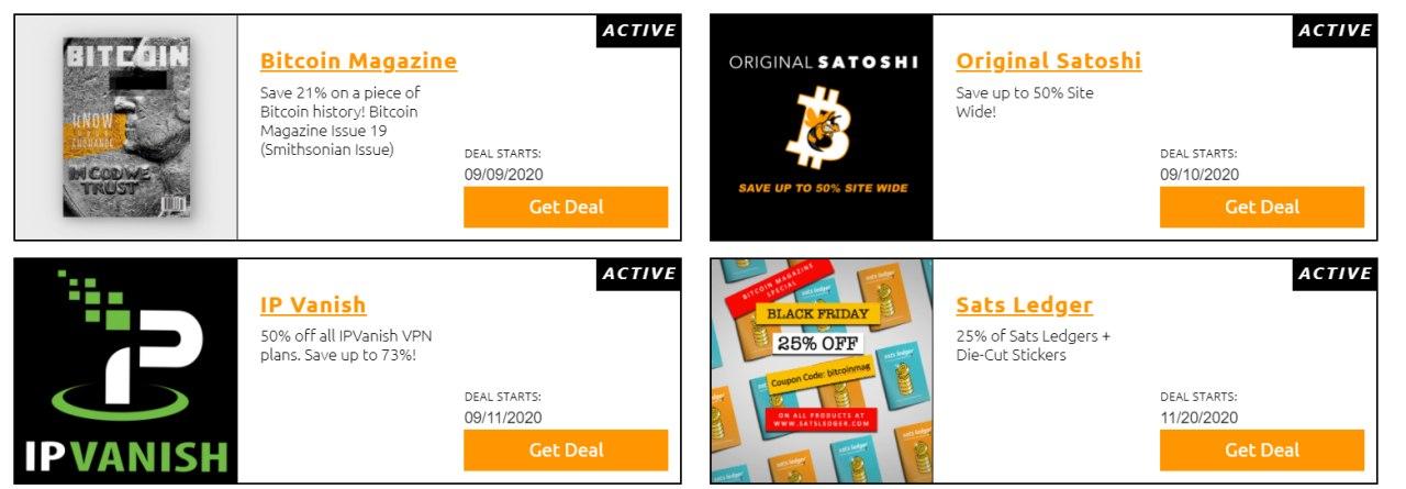 Many spicy deals expecting you at Bitcoin Black Friday - click to see the full overview