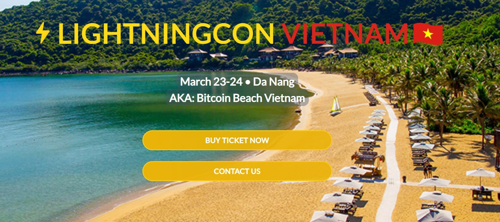 BitcoinBeach Da Nang / Lightning Con March 2023 - First Speakers announced and Ticket Sale opened