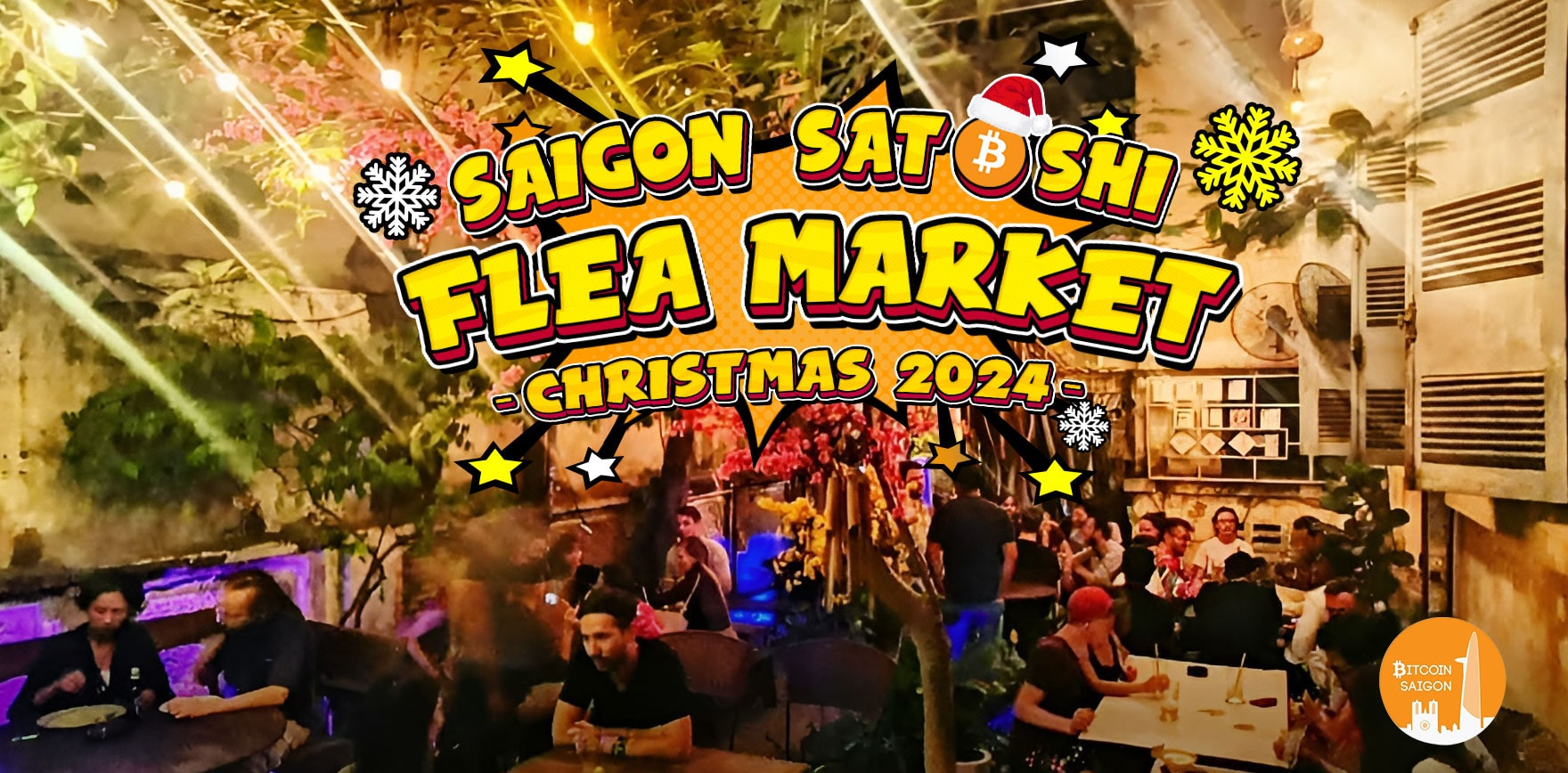 Satoshi Flea Market Saigon - Christmas Edition 2024 - 8th of December