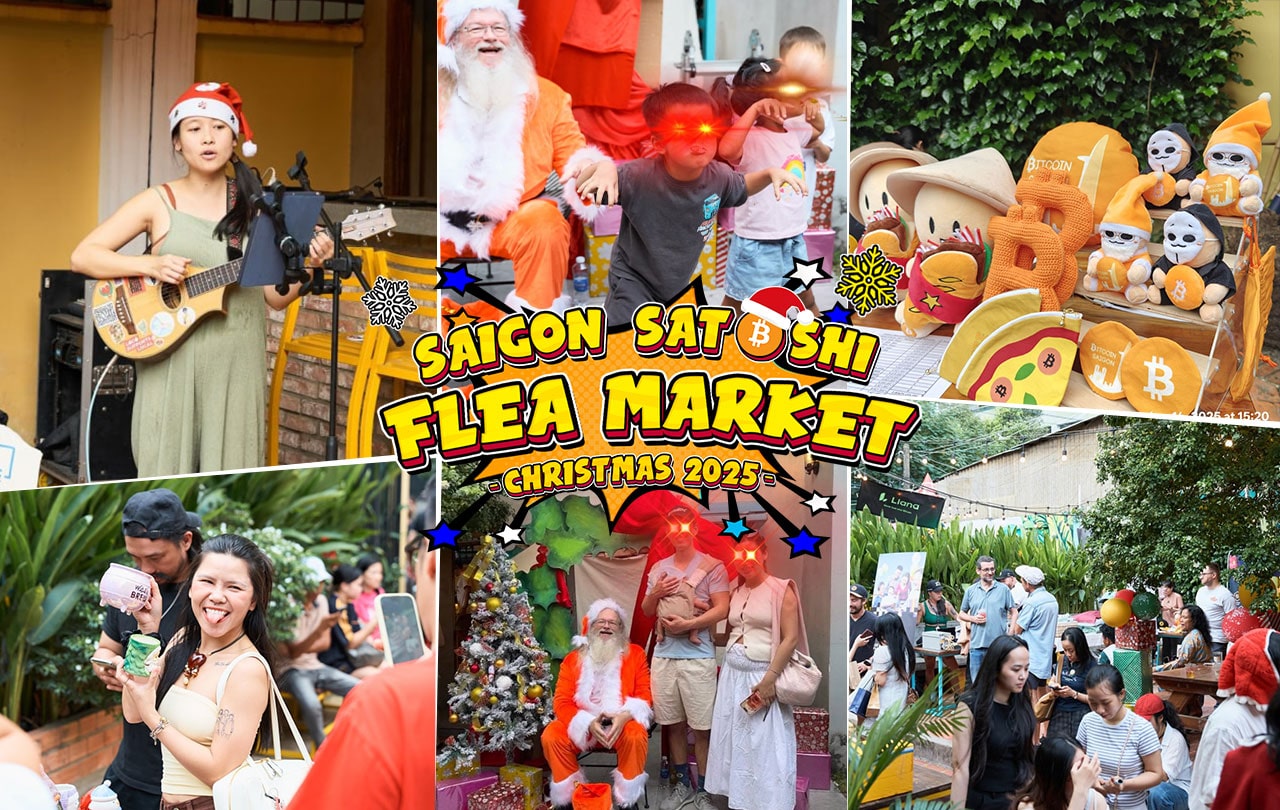 Satoshi Christmas Flea Market 2025 Saigon - Event Re-cap