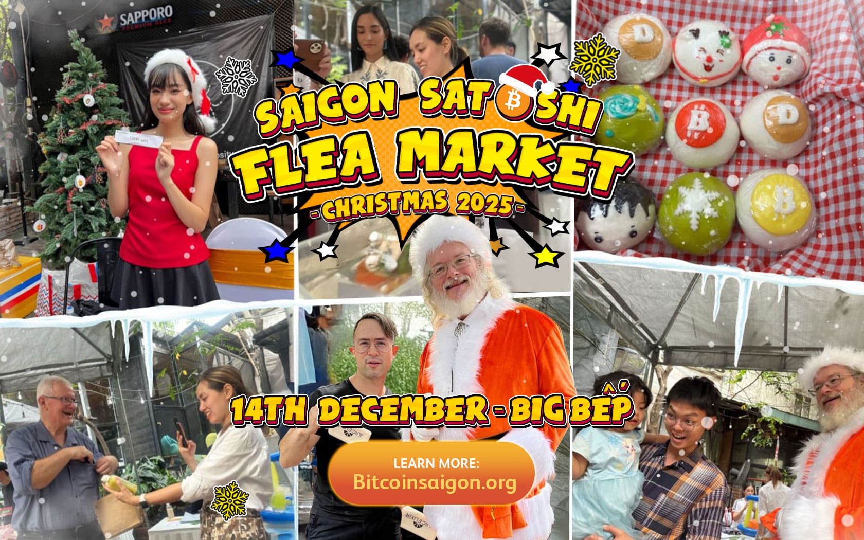 Satoshi Christmas Flea Market Saigon 2025 - 14th December 2025