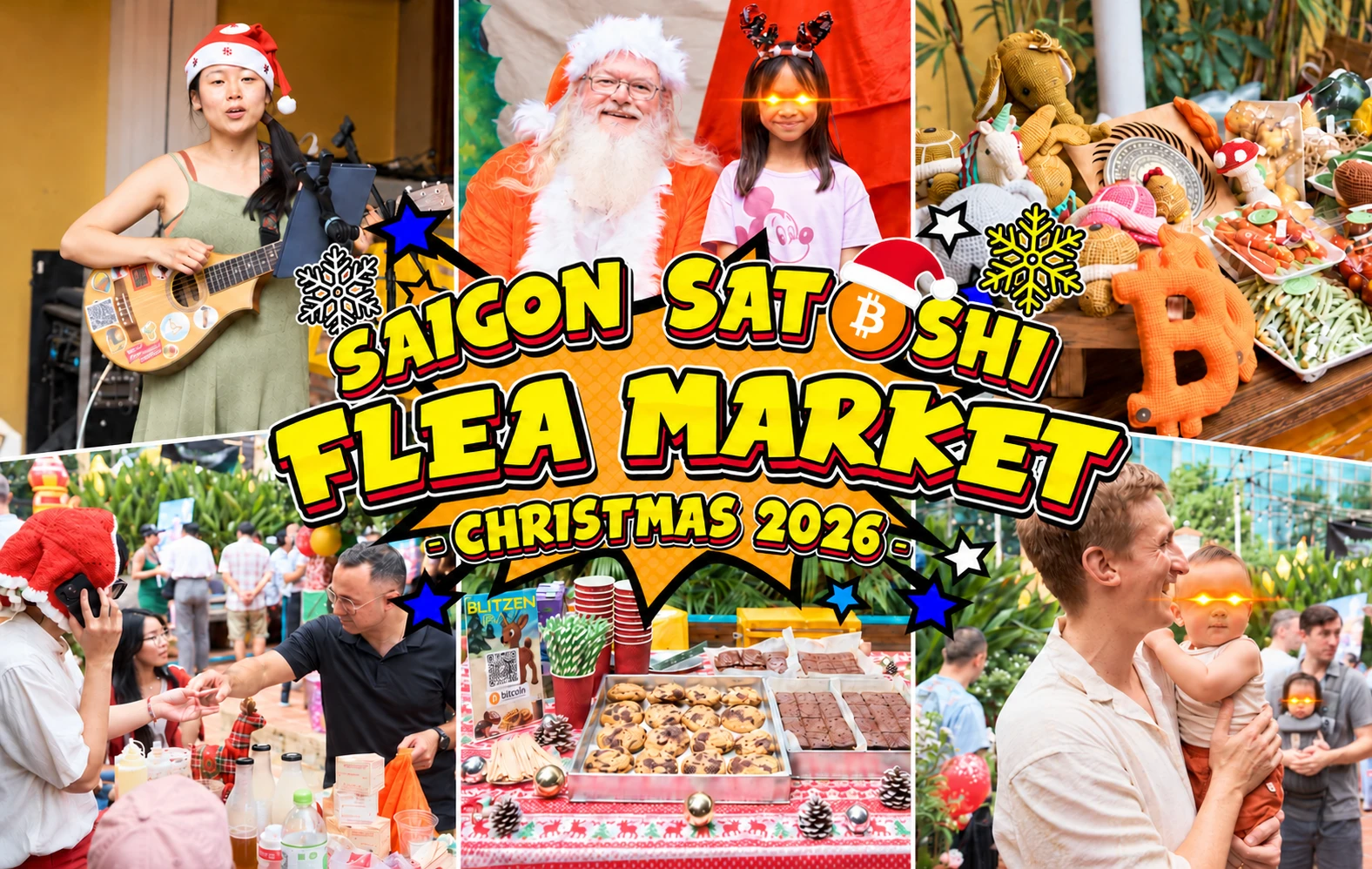 Support the Satoshi Christmas Flea Market Saigon 2026